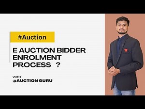 E AUCTION BIDDER ENROLMENT PROCESS | Registration | मोफत ई लिलाव साठी नोंदणी करा | Auction Guru |
