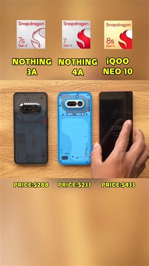 iQOO Neo 10 vs Nothing 4A Vs Nothing 3A ⚡ App Speed Test – SHOCKING Winner! 😱🔥