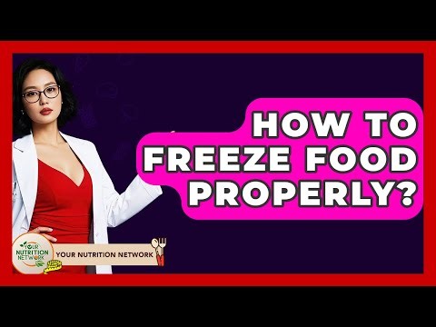 How To Freeze Food Properly? - Your Nutrition Network