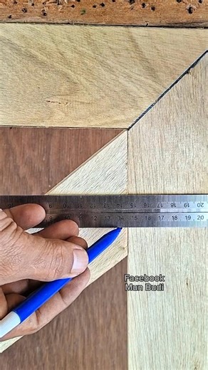 Tips and Tricks for scoring corners to make them look neat and stylish. #tipsdantrik #kerjameubel #fyp #monet #viral #videoreel #fbpro | Mun Budi Mun