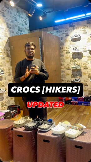 SNEAKERS STUDIO on Instagram: "Crocs || UPDATED || @sneakersstudio_hyderabad 📍 STORE LOCATION :- KPHB ROAD NO,3 HYDERABAD ☎️ FOR ONLINE ORDERS :- 9052751624 SIZES. :- 7,8,9,10,11 PRICE:- 2,500/- FOR OUR FOLLOWERS GET [ 10% ] FLAT OFF ❤️‍🔥 TOP QUALITY ✨ FOLLOW OUR PAGE @sneakersstudio_hyderabad FOR MORE VIDEOS & OFFERS #crocs #offers #classic #hikers #kphb #reels #viral #trending #explore #hyderabad"