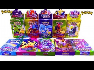 Different Varieties of Pokemon Booster Box Packs Unboxing | Varieties of Pokemon Box Packs #pokemon