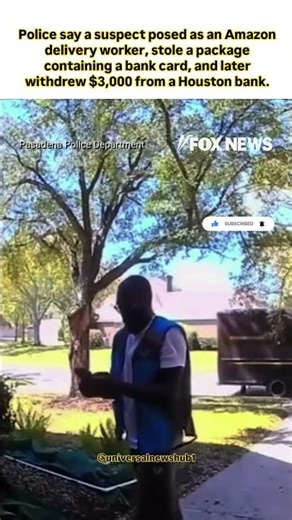 Fake Amazon Delivery Scam: Suspect Steals Bank Card Package, Withdraws $3,000 💳📦 #AmazonScam