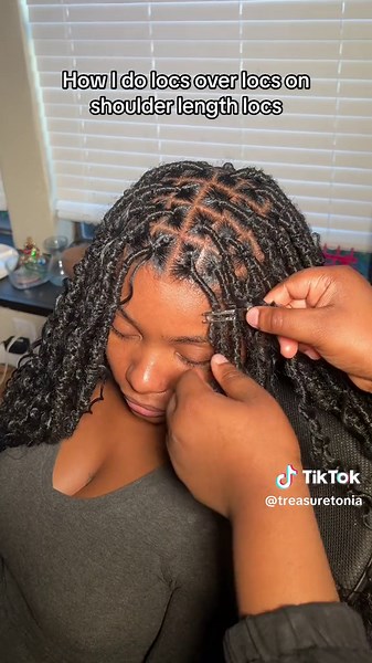 Creating Distressed Locs Over Locs Tutorial