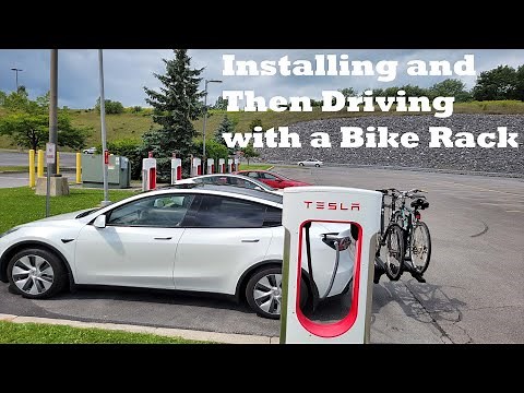 Installing and Then Driving With a Bike Rack on a Tesla Model Y:What you should know