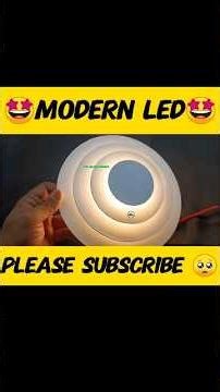 homemade modern led #strcreativeexprement #shortsfeed #shorts #diy #ledlight #str #modern #trending