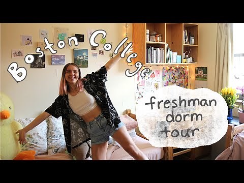 boston college freshman dorm room tour