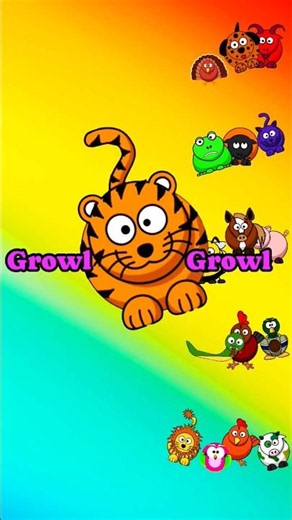 Animal Sounds Song #nurseryrhymes #shorts
