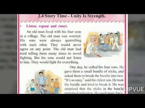 2.4 Story Time Unity is Strength Class 2 in English with translation to hindi