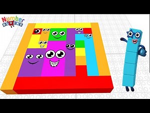Numberblocks From Draw Bricks 1 to 10 Satisfying Video !