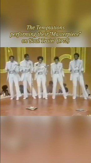 Putting the “soul” in ‘Soul Train’, The Temptations performed their classic, “Masterpiece!” 🕺🏿