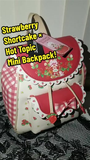 Strawberry Shortcake Hot Topic Mini Backpack Unboxing
