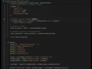 Programa en Python Tipo: energía. Creado con IA