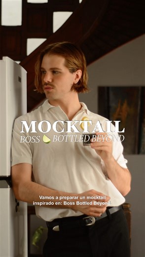 Mateo Gómez Vilizzio on Instagram: "Receta del Mocktail inspirado en Boss Bottled Beyond: una fragancia con el contraste perfecto 🍸 🫚🍋‍🟩 1/2 cda carbon vegetal activado 250 cc de agua 10 cc jugo de limón/lima 1 cc de miel Rodaja limón Hielo Go beyond, get inspired, inspire others @boss @grupomansilla__ #BOSSRecognizeBOSS #BOSSBottledBeyond • #Uruguay #Fragancias #Asmr"