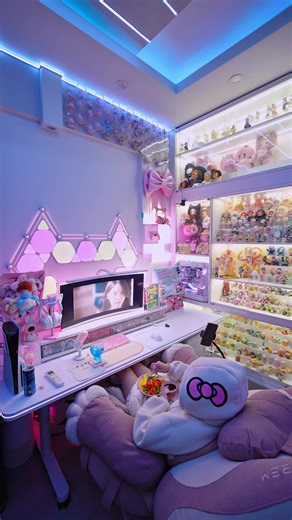 Cuối tuần tới nữa ròii 🌸 Bữa nay ko chơi game, làm tí cá viên xem phim nhó ✨💖#happyweekend #gamingroom