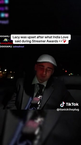 Lacy was upset after what India Love said during Streamer Awards 👀❤️‍🩹 #lacy #indialove #fyp
