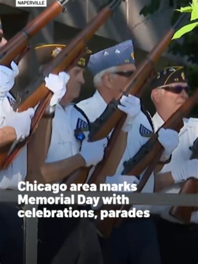 Communities across the Chicago area came together Memorial Day for celebrations, parades and ceremonies honoring the nation’s fallen service members, while many families also enjoyed time relaxing on lakefront beaches. #memorialday #chicago #naperville #arlingtonheights
