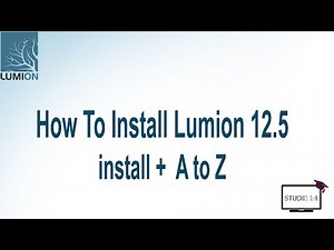 How to Install LUMION 12.5 with details Video part 1