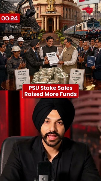 Why Is the Government Selling PSU Stakes?? #information