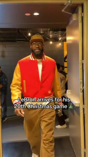 LeBron Arrives for His 20th Christmas Game