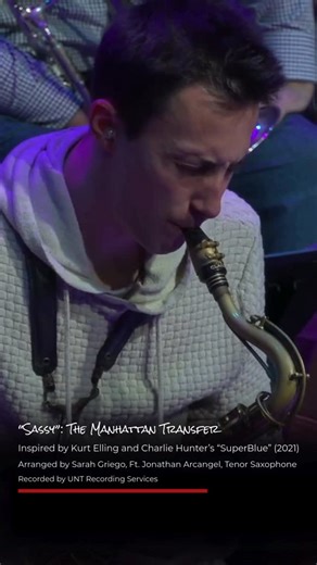 Sarah Griego on Instagram: "It’s February and we’re gettin’ closer to our big day on May 2nd! Mark your calendars! 📅 ✍️ Here’s a sneak peek of our opener “Sassy” by @themanhattantransfer inspired by @kurtelling and @charliehunterguitar We’ll be featuring @bbjazziii, @adnwzhre on the talkbox, and @jonathanbarcangel on tenor saxophone! 🎷 🎺🎹 Jonathan currently sits in the @oneoclocklabband as our lead tenor. Please check @jonathanbarcangel out, you won’t regret it! 💪🏼 Huge thank you as always