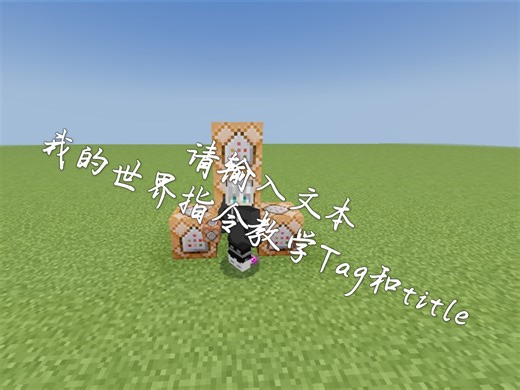 我的世界指令教学之tag和title
