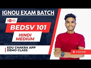 BEDSV 101 | Demo class for Batch | Important questions | Value Education | IGNOU WALAY
