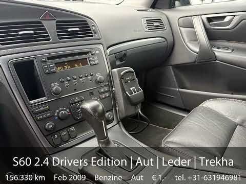 Volvo S60 2.4 Drivers Edition | Aut | Leder | Trekhaak | 09 | Youngtimer | Volledige historie |
