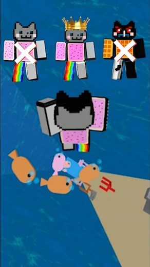 Nyan Cat vs The Dropper Level 7 #shorts #roblox #robloxshorts