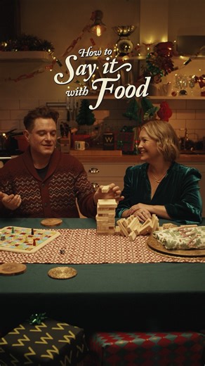 12K views · 66 reactions | You can’t control your family during a board game. But you can control dessert. Joanna Page and Mathew Horne are here to help you say ‘Relax, it’s just a game’ with our No.1 The Nutcracker - a strategic distraction, expertly played  #WaitroseChristmas #TheHomeOfFoodLovers #SayItWithFood | Waitrose & Partners | Facebook