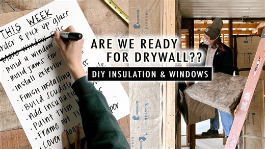 Insulation and window work prepare home for drywall installation
