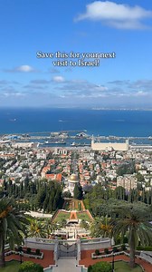 If you're a garden lover--and even if you're not--the spectacular Bahai Gardens in Haifa *CANNOT* be missed!🏵️🌺 #VisitIsrael #StandwithIsrael #BahaiGardens #Haifa | Visit Israel