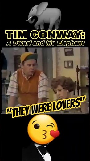 Tim Conway: The Elephant story🐘 😏 #shorts #timconway #carolburnett #dwarf #elephant #harveykorman