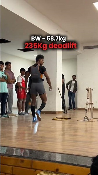 59JR jharkhand deadlift bestlifter #gym #powerlifting #fitness#competition #powerliftingcompetition