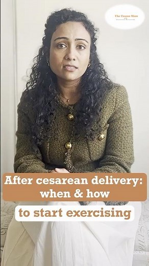 After C-Section Delivery: When & How to Start Exercising Safely?