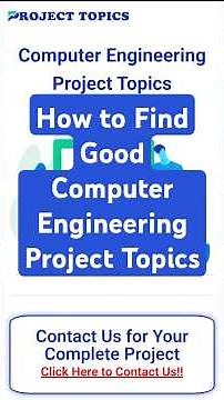 Computer Engineering Project Topics