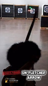 Archer's Paradox with a 'Fletched' and an 'Unfletched' arrow. #archery #archer #archersparadox | Fatima Elizabeth Archery Club | Facebook