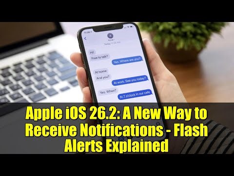 Apple iOS 26.2: A New Way to Receive Notifications - Flash Alerts Explained