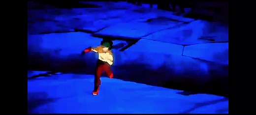 Animated Combat Adventure with Green-Haired Character