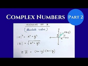 Complex numbers- Part 2 | Modulus & Complex Conjugate