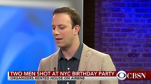 A gunman is on the run after shooting two people at an upscale home in Queens, New York