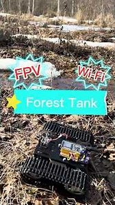 Forest Tank Adventures #diy #arduino #esp32project #robox #fpv #viralrobot #arduinorobot #stem