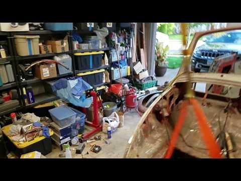 VW Bug front heating, defrost main ducting replacement.