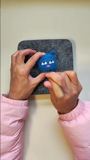 Quick Needle Felting Cow 🐮✨ | Fast DIY Kit Process