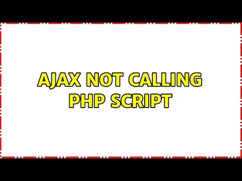 Ajax not calling php script