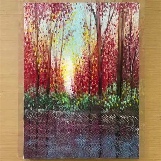 How to Draw Water Reflection Effect | Art Skills