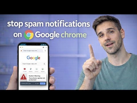 How to stop spam notifications on Google chrome
