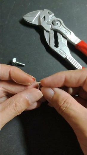 小さなボルト・ナットを手で締めたい人は試してください #KNIPEX Pliers Wrench