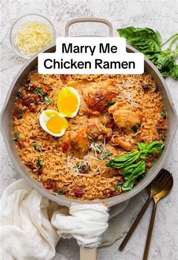 NEW! Marry Me Chicken Ramen Noodles - We paired our favorite marry me flavors with classic ramen noodles to get 1-skillet out-of-this-world dinner on the table. It feeds 6 and is done in 35-minutes or less and you better believe that everyone will be going back for seconds. Learn how to get access to this exclusive Substack recipe along with all of the other exclusive content by copying and pasting the URL below into your browser. https://open.substack.com/pub/thewoodenskillet/p/new-saucy-marry-