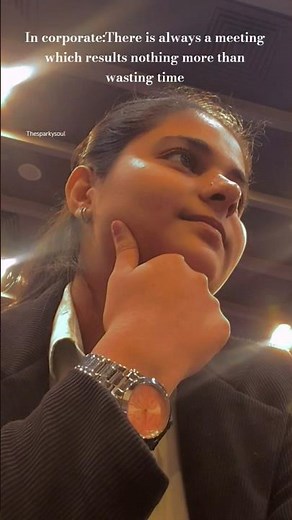 Meeting in Corporate ,What's your opinion??? #shortforgoals #corporatelife